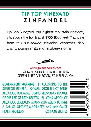 2019 Tip Top Vineyard Zinfandel