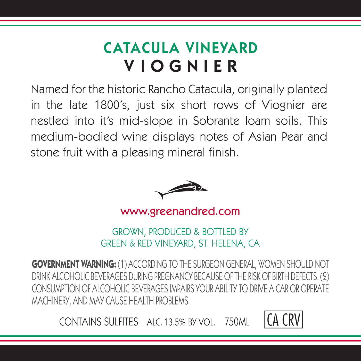 2025 Catacula Vineyard Viognier