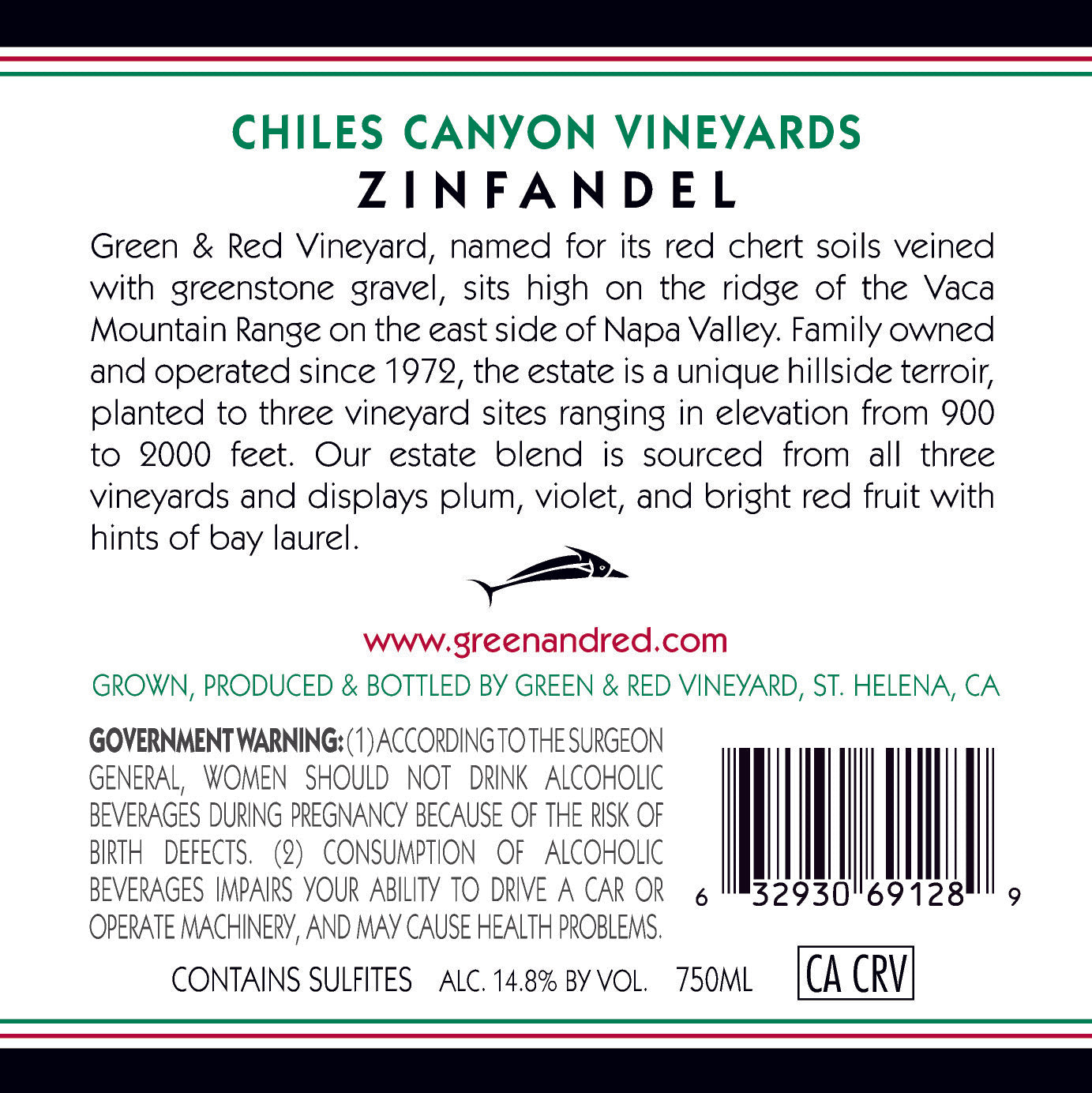 2023 Chiles Canyon Estate Zinfandel