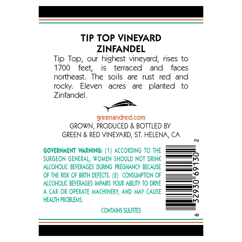 2017 Tip Top Vineyard Zinfandel