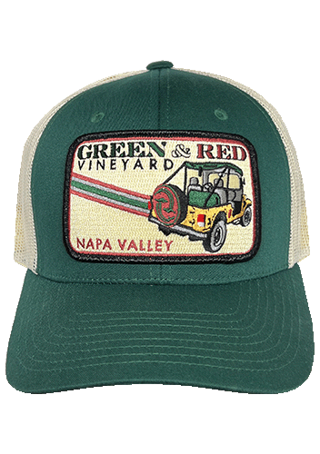 Green & Red Patch Hat
