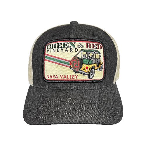 Green & Red Patch Hat